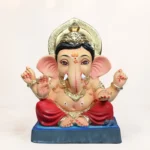 Bal Gattu Red Dhoti 15 Inch Eco Friendly Ganpati Murti