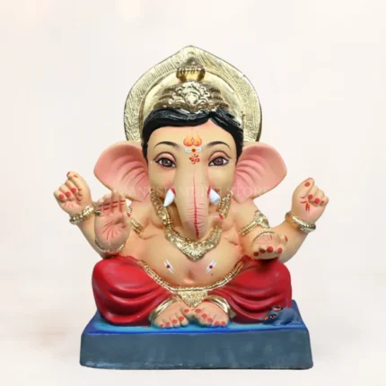 Bal Gattu Red Dhoti 15 Inch Eco Friendly Ganpati Murti