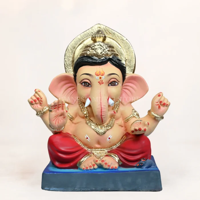 Bal-Gattu-Red-Dhooti-14-Inch-Eco-Friendly-Ganpati-Murti-700x700 Bal Gattu Red Dhoti 15 Inch Eco Friendly Ganpati Murti