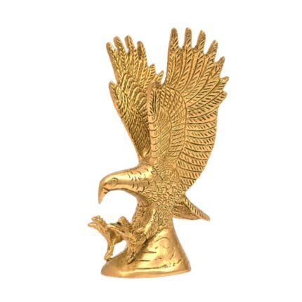 Brass Eagle Statue Height 15.5 cm Vastu Idol