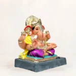 12 Inch Dagdusheth Eco-Friendly Shadu Mati Ganesh Murti Size and Dimension Details