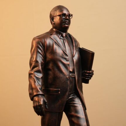 Dr B R Ambedkar 12 Inch Standing Statue in bronze finish resin for home and office decor