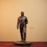 Dr B R Ambedkar 12 Inch Standing Statue showing another clear angle and finish