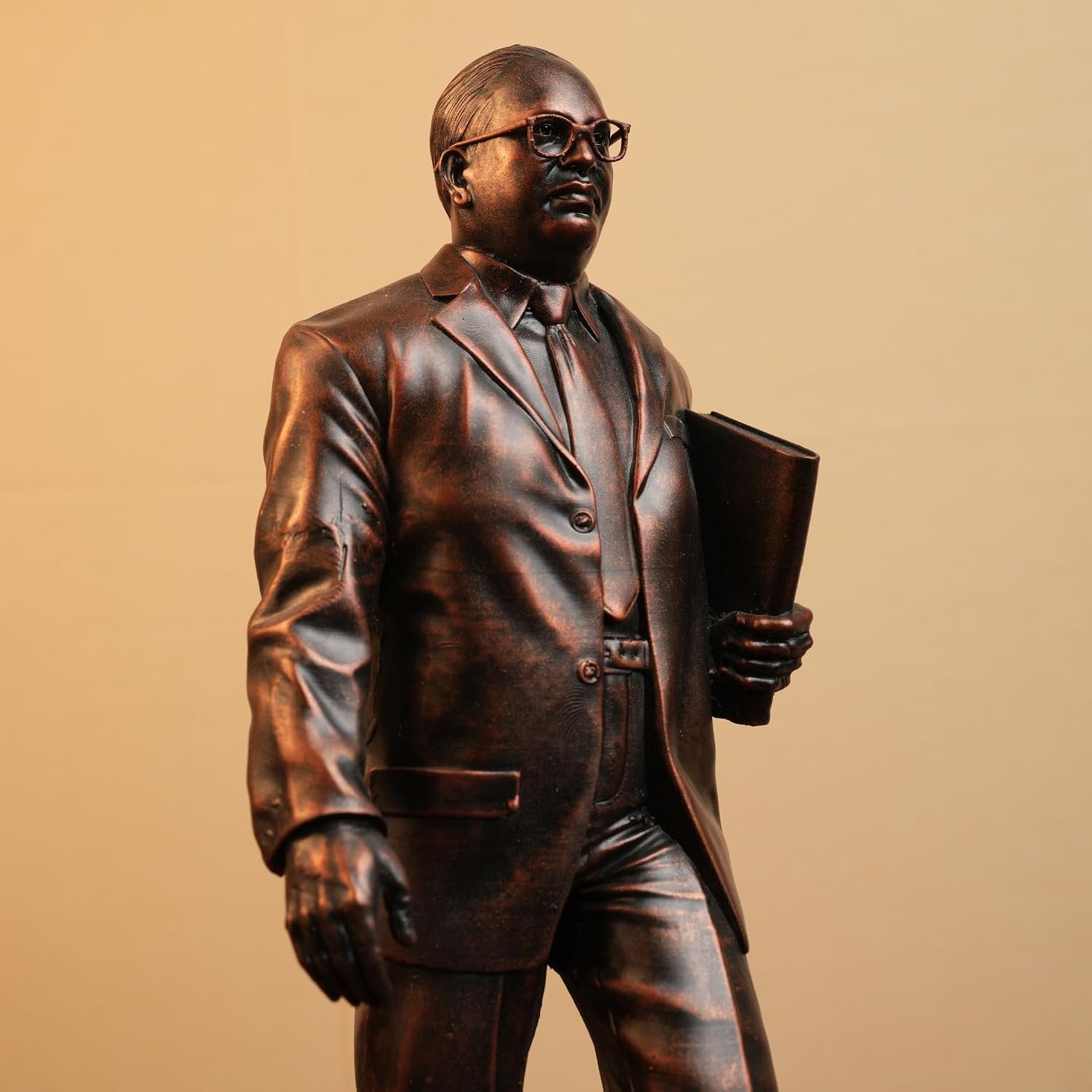 Dr B R Ambedkar 12 Inch Standing Statue , Bronze Finish Resin Idol for Home & Office Decor Dr B R Ambedkar 12 Inch Standing Statue in bronze finish resin for home and office decor