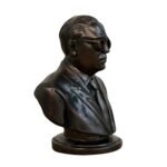 Dr Bhim Rao Ambedkar Statue Bronze Finish Bust Sculpture Side View