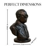 Dr Bhim Rao Ambedkar Statue Bronze Finish Bust Sculpture Size View