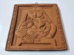 Ganesh Janani Handcrafted Terracotta Wall Plaque 6 Inch - Alternate Angle View