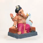 Hans Baal Maroon 12 Inch Eco Friendly Shadu Mati Ganesh Idol KP
