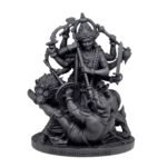 Maa Durga Idol Mahishasura Mardini UV Resin Black 8.2 cm Tall Goddess Durga Statue