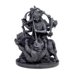 Here are the SEO-optimized fields for this selected gallery image of your Maa Durga Idol (Mahishasura Mardini): 1. Alt Text Maa Durga Idol Mahishasura Mardini UV Resin Black 8.2 cm Gallery Angle View