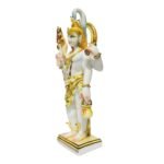Here are the SEO-optimized metadata fields for this side angle view image (Marble-Dust-Lord-Shiva-Idol-Bhole-Nath-Statue-Mahadev-Murti-in-Standing-Position-Multicolor-14-Inches-S2.jpg): 1. Alt Text Side angle view of 14 Inch Standing Marble Dust Lord Shiva Idol showcasing sculpture depth and golden halo