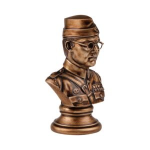 Netaji Subhas Chandra Bose Car Dashboard Idol Side Angle View