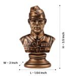 Netaji Subhas Chandra Bose Car Dashboard Idol Size Dimensions View