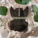 Owl Terracotta Wall Décor Hanging 8 Inch - Back View and Hanging Mount