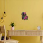 Radha Krishna Wall Hanging Terracotta 10.5 Inch - Lifestyle Display View