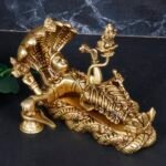 Ranganatha Swamy Vishnu Resting On Sheshnag 7.5 Inch Brass Statue