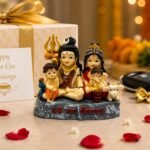 Shiva Parivar for Car Dashboard Gift Box Packaging View Shiv Family Idol