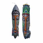 Terracotta Elegant Decorative Radha Krishna Wall Hanging 15 Inch - Divine Wall Art