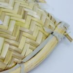 Traditional Bengali Sholapith Maa Durga Face on a Kulo Bamboo Tray Wall Hanging Size Chart and Dimensions