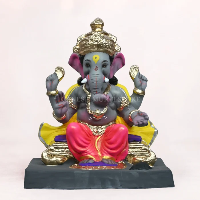 Vithu-Singhaasan-Pink-Dhoti-14-inch-Eco-Friendly-Ganpati-Murti-700x700 Vithu Singhaasan Pink Dhoti 14 Inch Eco Friendly Ganpati Murti
